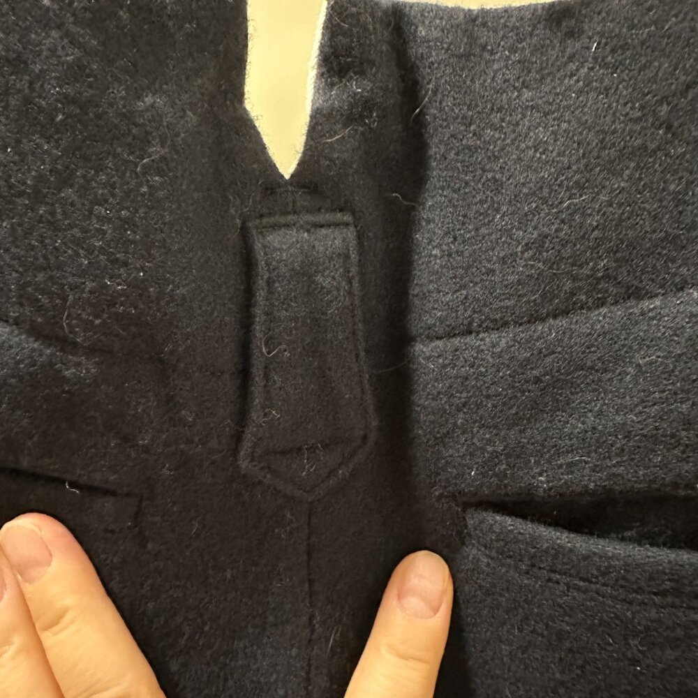 Comme des Garcons Black Wool Blend Cropped Drop Crotch Balloon Pants size S EUC - Picture 9 of 11